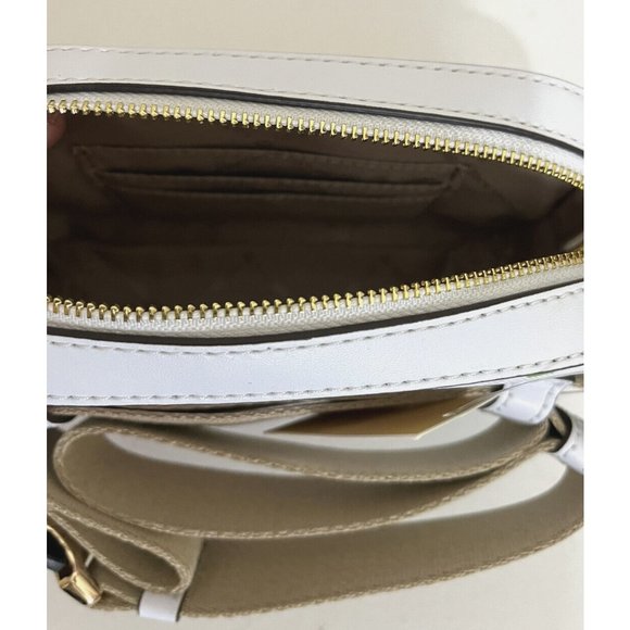New Michael Kors Zip Belt Bag Vegan Non-Leather Pride Optic White - Picture 2 of 5